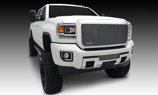 T-REX Grilles 25211 Polished Aluminum Horizontal Bumper Grille Fits 2015-2019 GMC Sierra 2500 Sierra 3500