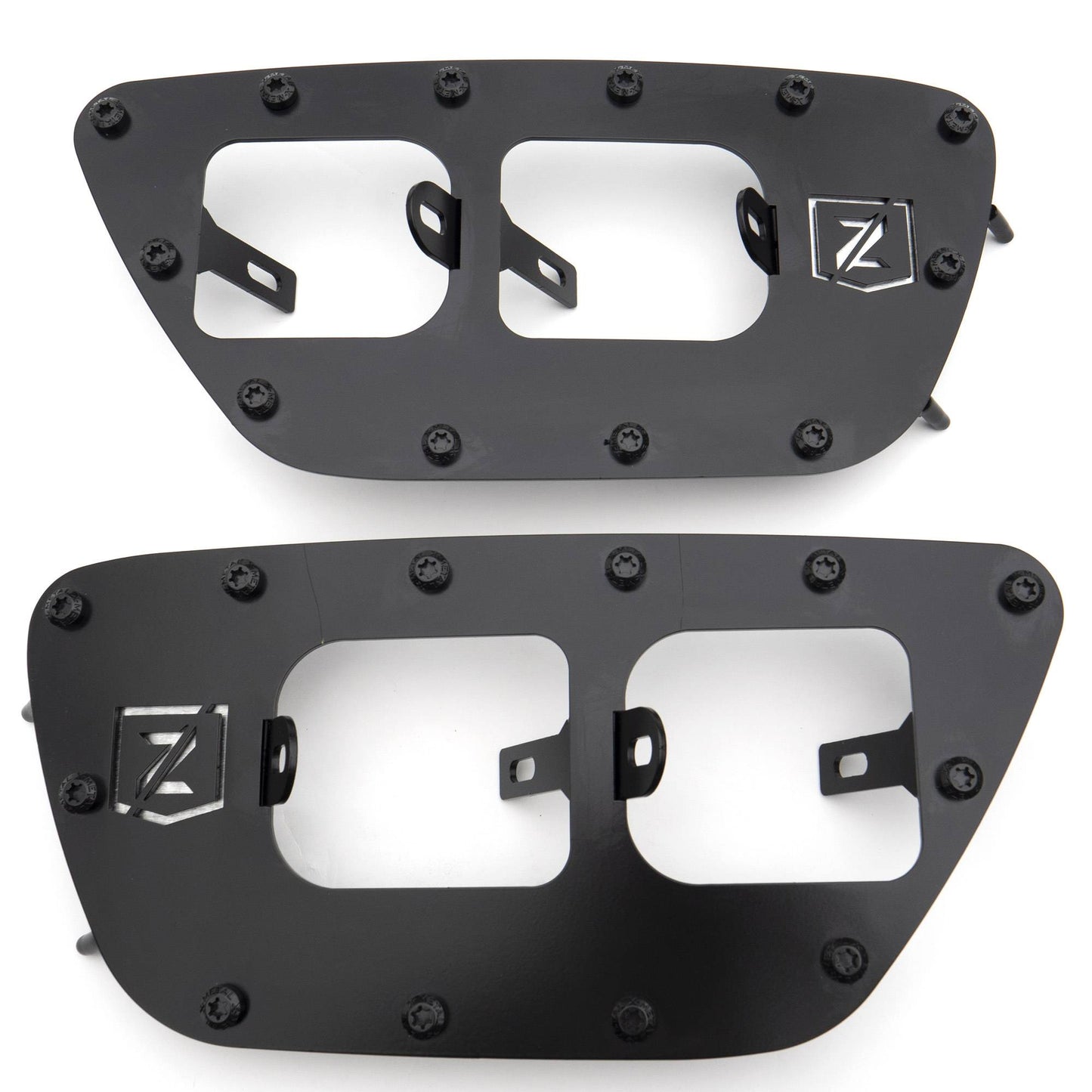 ZROADZ Z322671 Black Mild Steel Front Bumper OEM Fog LED Bracket Fits 2015-2020 Chevrolet Colorado