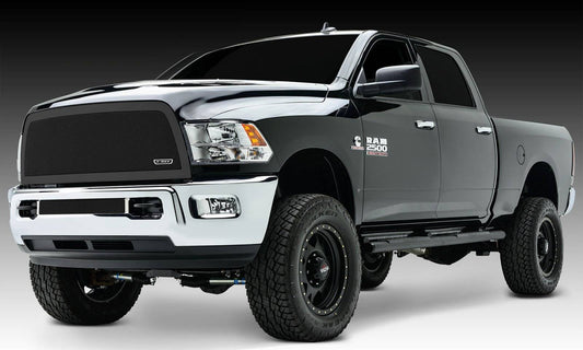 T-REX Grilles 51452 Black Mild Steel Small Mesh Grille Fits 2013-2018 Ram 2500 3500