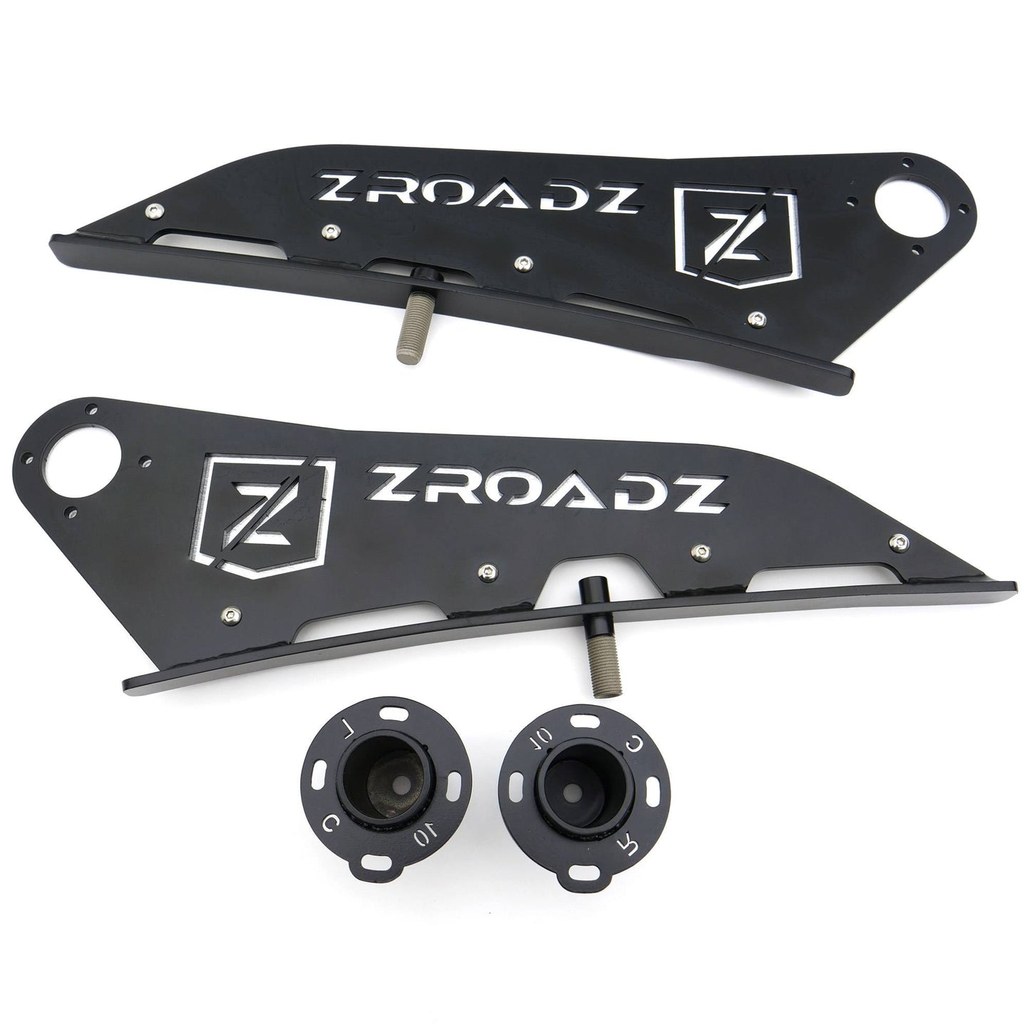 ZROADZ Z339401 Black Mild Steel Front Roof LED Bracket Fits 2005 -2023 Toyota Tacoma