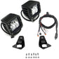 ZROADZ Z334851-KIT2 Black Mild Steel Front Roof LED Kit Fits 2019-2023 Jeep Gladiator