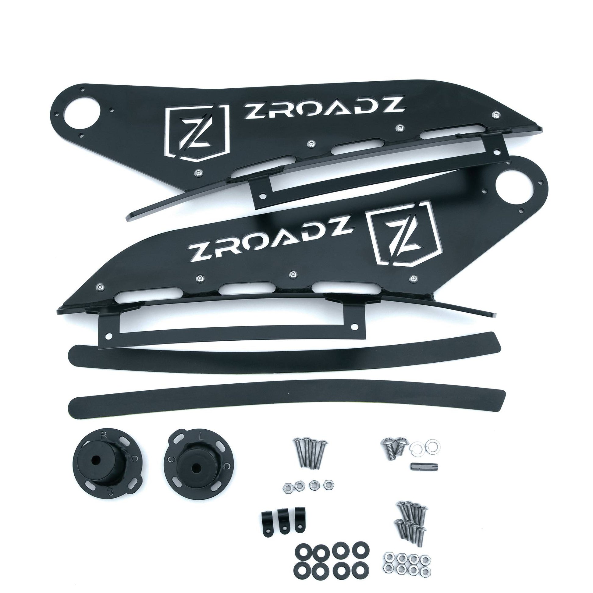 ZROADZ Z332051 Black Mild Steel Front Roof LED Bracket Fits 2007-2013 Chevrolet Silverado 1500