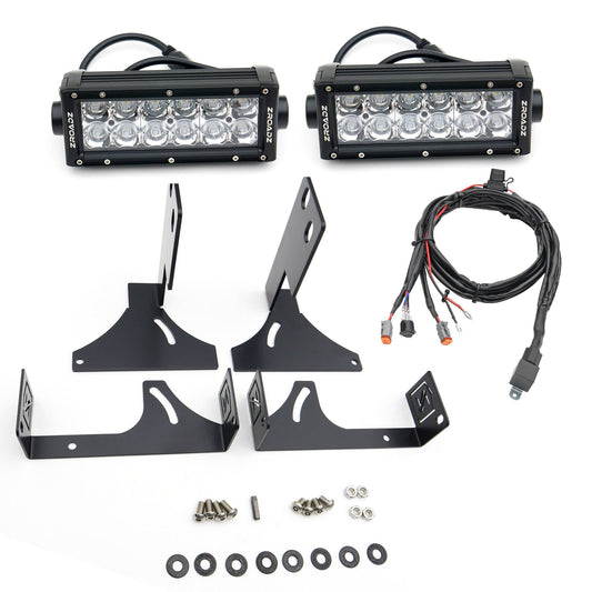 ZROADZ Z385461-KIT Black Mild Steel Rear Bumper LED Kit Fits 2008-2016 Ford F-250 F-350 F-450 F-550