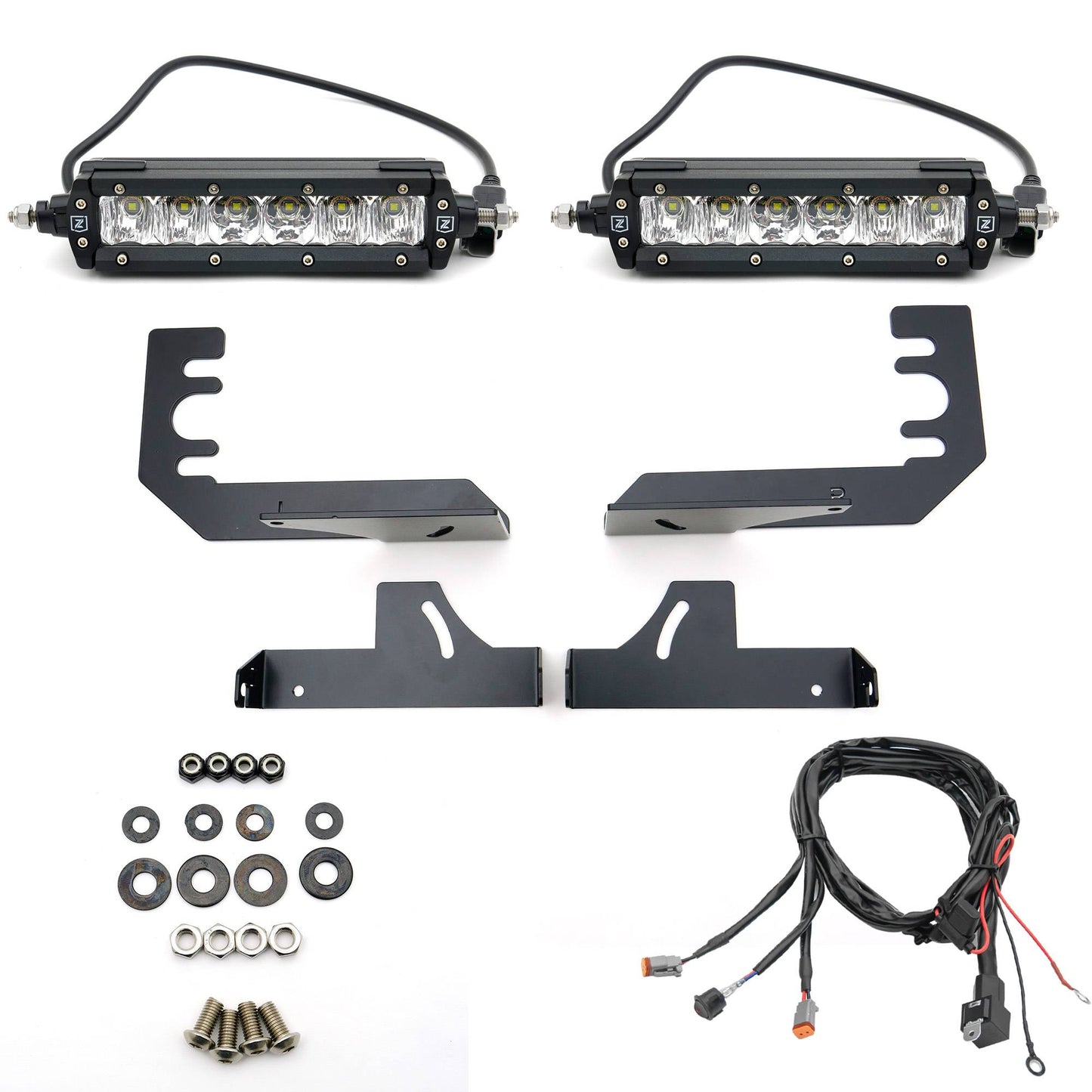 ZROADZ Z384821-KIT Black Mild Steel Rear Bumper LED Kit Fits 2019-2023 Ram 1500