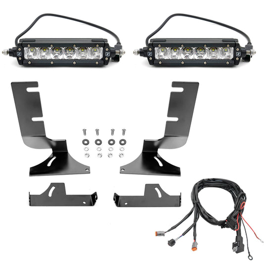 ZROADZ Z382282-KIT Black Mild Steel Rear Bumper LED Kit Fits 2019 -2022 Chevrolet Silverado 1500