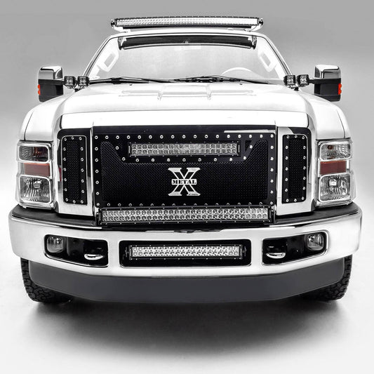 ZROADZ Z325631-KIT Black Mild Steel Front Bumper Top LED Kit Fits 2008-2010 Ford F-250 F-350 F-450 F-550