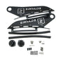 ZROADZ Z337181 Black Mild Steel Front Roof LED Bracket Fits 2016-2019 Nissan Titan