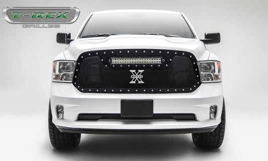 T-REX Grilles 6314541 Black Mild Steel Small Mesh Grille Fits 2013-2018 Ram 1500