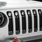 T-REX Grilles 6314931 Black Mild Steel Small Mesh Grille Fits 2020-2023 Jeep Gladiator Overland Gladiator Rubicon