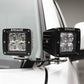 ZROADZ Z360002 Black Mild Steel Hood Hinge Adapter Plate Fits 2015-2020 Chevrolet Colorado