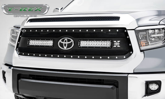 T-REX Grilles 6319661 Black Mild Steel Small Mesh Grille Fits 2018-2021 Toyota Tundra