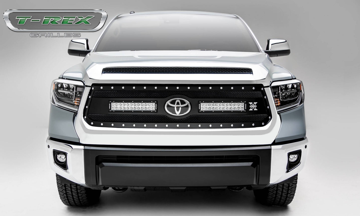 T-REX Grilles 6319661 Black Mild Steel Small Mesh Grille Fits 2018-2021 Toyota Tundra