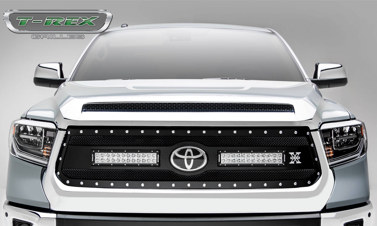 T-REX Grilles 6319661 Black Mild Steel Small Mesh Grille Fits 2018-2021 Toyota Tundra