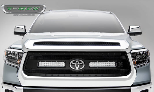 T-REX Grilles 6319661-BR Black Mild Steel Small Mesh Grille Fits 2018-2021 Toyota Tundra