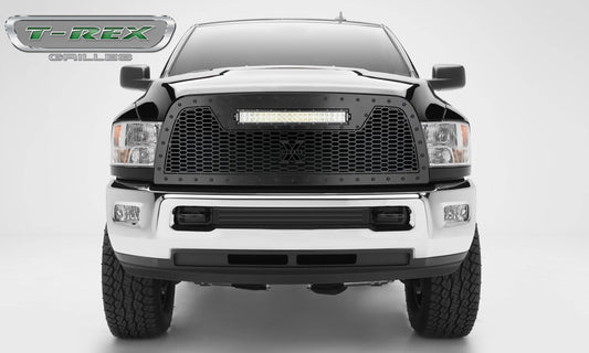 T-REX Grilles 7314521-BR Black Mild Steel Laser Cut Pattern Grille Fits 2013-2018 Ram 2500 3500