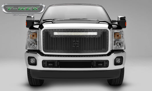 T-REX Grilles 7315461-BR Black Mild Steel Laser Cut Pattern Grille Fits 2011-2016 Ford F-250 F-350 F-450 F-550