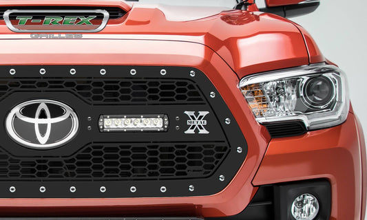 T-REX Grilles 7319511 Black Mild Steel Laser Cut Pattern Grille Fits 2018-2023 Toyota Tacoma