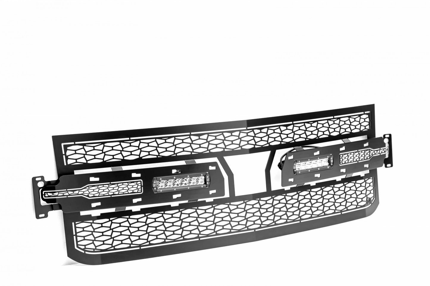 T-REX Grilles Z311261 Black Mild Steel Laser Cut Pattern Grille Fits 2019-2022 Chevrolet Silverado 1500