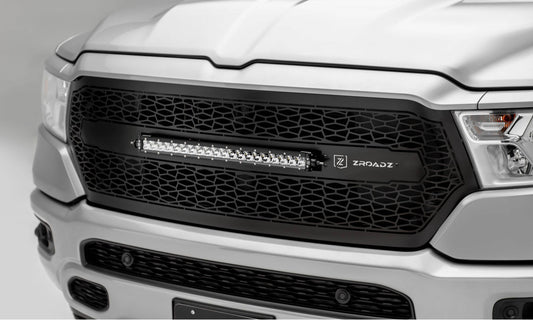 T-REX Grilles Z314651 Black Mild Steel Laser Cut Pattern Grille Fits 2019-2023 Ram 1500 Laramie 1500 Lone Star 1500 Big Horn 1500 Tradesman