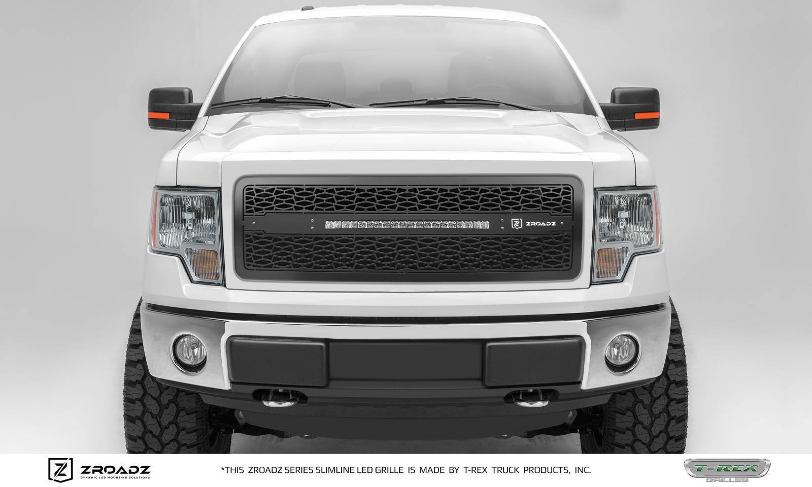 T-REX Grilles Z315681 Black Mild Steel Laser Cut Pattern Grille Fits 2009-2012 Ford F-150