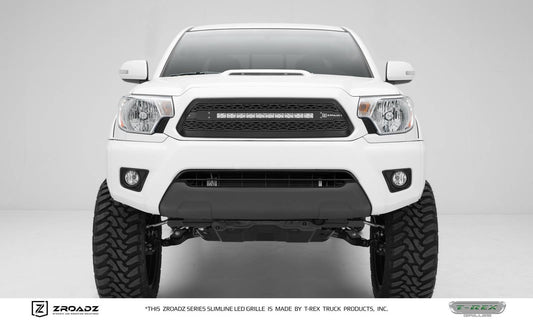 T-REX Grilles Z319381 Black Mild Steel Laser Cut Pattern Grille Fits 2012-2015 Toyota Tacoma