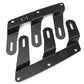ZROADZ Z325401 Black Mild Steel Front Bumper OEM Fog LED Bracket Fits 2021-2023 Ford Bronco