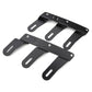 ZROADZ Z325401 Black Mild Steel Front Bumper OEM Fog LED Bracket Fits 2021-2023 Ford Bronco