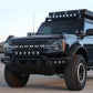 ZROADZ Z325401-KIT Black Mild Steel Front Bumper OEM Fog LED Kit Fits 2021-2023 Ford Bronco