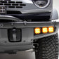 ZROADZ Z325401-KITA Black Mild Steel Front Bumper OEM Fog LED Kit Fits 2021-2023 Ford Bronco