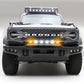 ZROADZ Z325431-KITAW Black Mild Steel Front Bumper Top LED Kit Fits 2021-2023 Ford Bronco