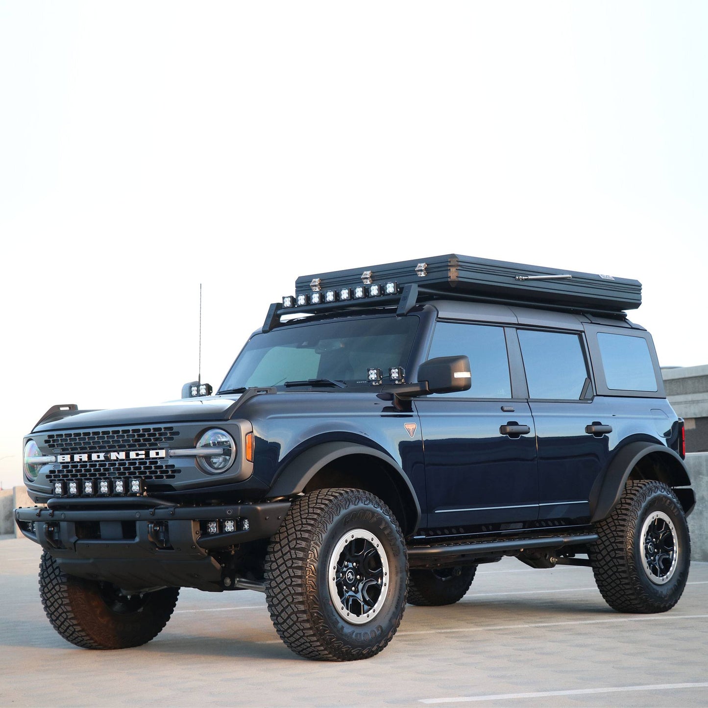 ZROADZ Z845421 Black Mild Steel Roof Rack Fits 2021-2023 Ford Bronco