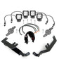 ZROADZ Z361221-KIT4 Black Mild Steel Hood Hinge LED Kit Fits 2015-2019 Chevrolet Silverado 2500 3500