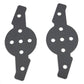 ZROADZ Z369641-KIT4 Black Mild Steel Hood Hinge LED Kit Fits 2014-2021 Toyota Tundra