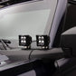 ZROADZ Z365401-KIT4 Black Mild Steel A Pillar LED Kit Fits 2021-2023 Ford Bronco
