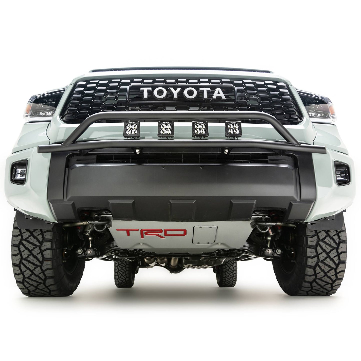 ZROADZ Z329661-KIT Black Mild Steel Front Bumper Top Tube LED Kit Fits 2014-2021 Toyota Tundra