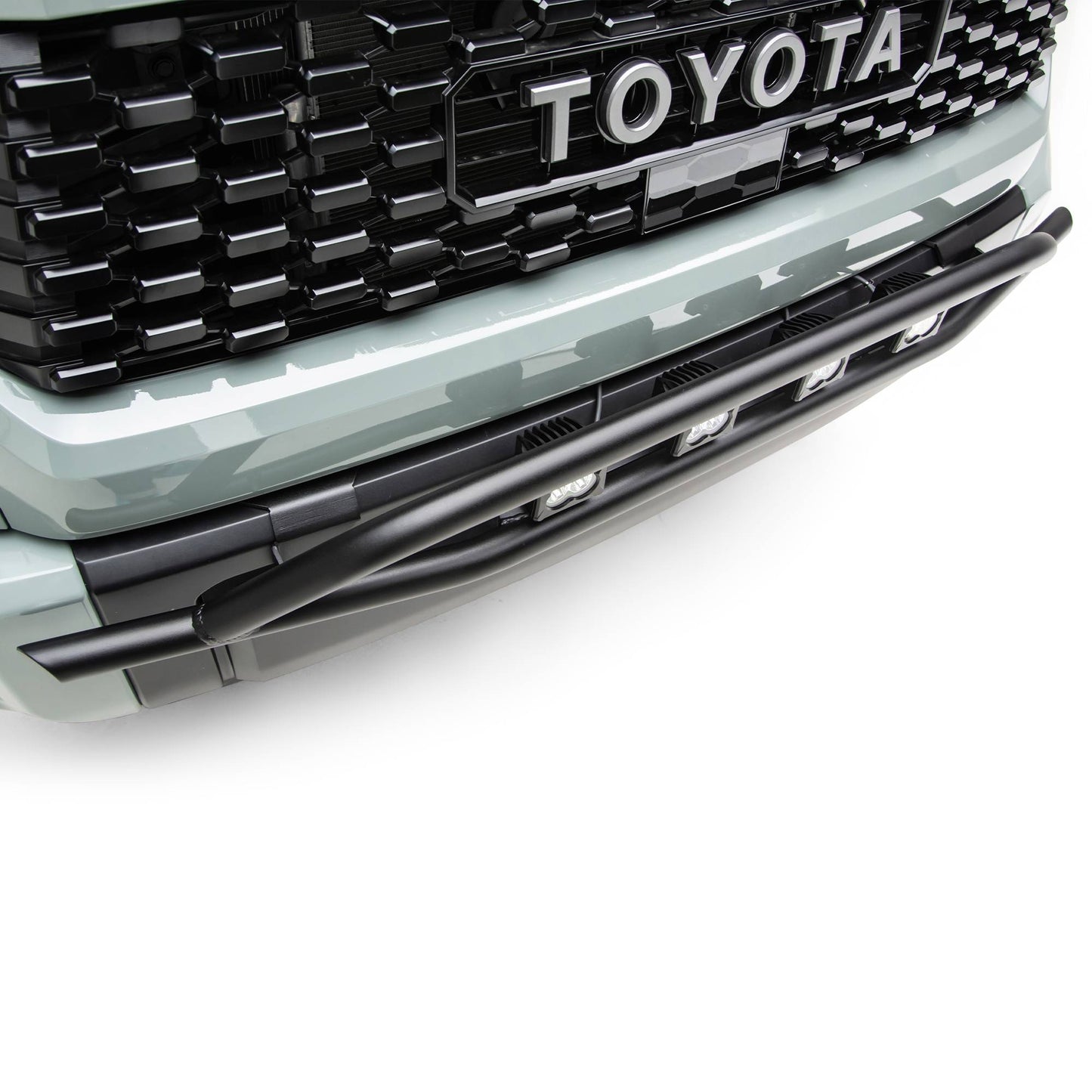 ZROADZ Z329661-KITAW Black Mild Steel Front Bumper Top Tube LED Kit Fits 2014-2021 Toyota Tundra