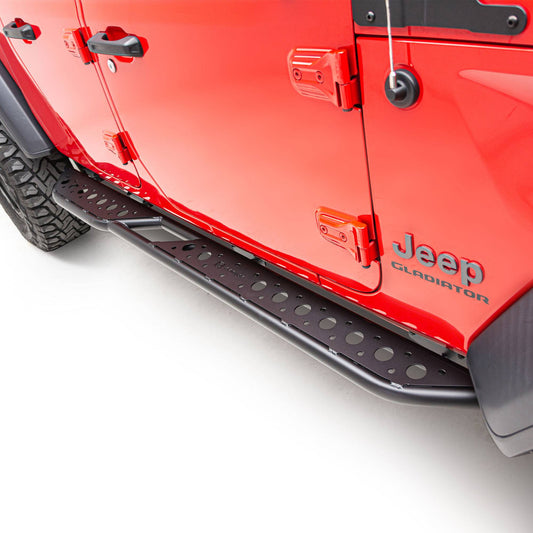 ZROADZ Z744101 Black Mild Steel TrailX.R1 Sliders Fits 2019-2023 Jeep Gladiator