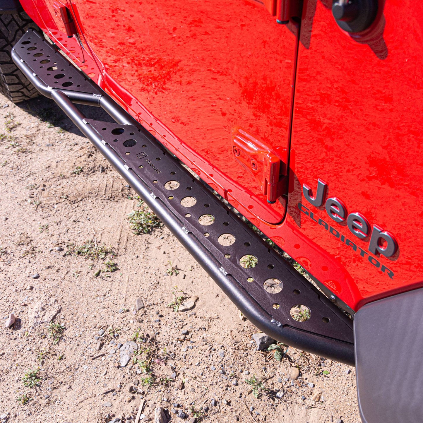 ZROADZ Z744101 Black Mild Steel TrailX.R1 Sliders Fits 2019-2023 Jeep Gladiator