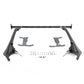 ZROADZ Z934931-BK4 Black Mild Steel Front Roof LED Bracket Fits 2019-2023 Jeep Gladiator