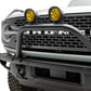 ZROADZ Z325441-KITA Black Mild Steel Front Bumper Top (Small Hoop) LED Kit Fits 2021-2023 Ford Bronco
