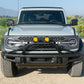 ZROADZ Z325451-KITA Black Mild Steel Front Bumper Top (Large Hoop) LED Kit Fits 2021-2023 Ford Bronco