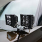 ZROADZ Z369671-KIT4 Black Mild Steel Hood Hinge LED Kit Fits 2022-2023 Toyota Tundra