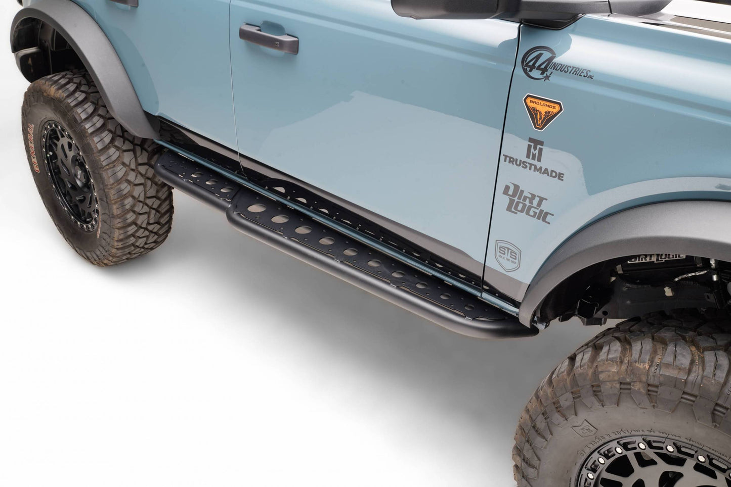 ZROADZ Z745601 Black Mild Steel TrailX.R3 Sliders Fits 2021-2023 Ford Bronco