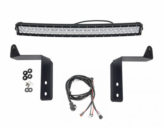 ZROADZ Z325572-KIT Black Mild Steel Front Bumper Top LED Kit Fits 2020-2022 Ford F-250 F-350 F-450 F-550