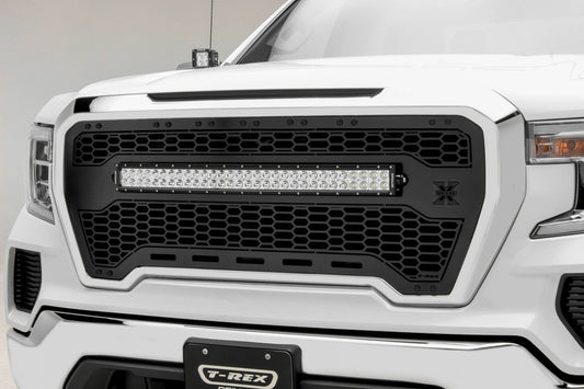 T-REX Grilles 7312281-BR Black Mild Steel Laser Cut Pattern Grille Fits 2019-2022 GMC Sierra 1500 SLE Sierra 1500 SLT Sierra 1500 Eleveation Sierra 1500 AT4 Sierra 1500 Denali