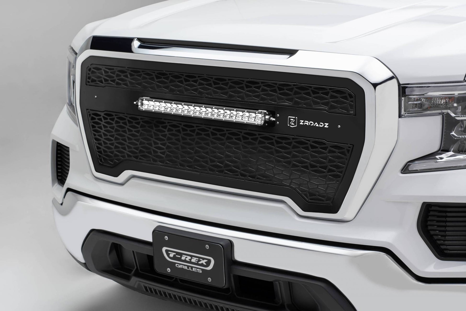 T-REX Grilles Z312281 Black Mild Steel Laser Cut Pattern Grille Fits 2019-2022 GMC Sierra 1500 SLE Sierra 1500 SLT Sierra 1500 Eleveation Sierra 1500 AT4 Sierra 1500 Denali