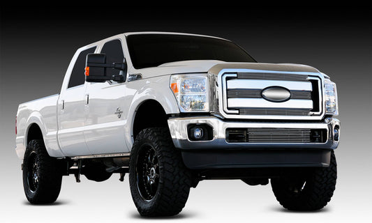 T-REX Grilles 21546 Polished Aluminum Horizontal Grille Fits 2011-2016 Ford F-250 F-350 F-450 F-550