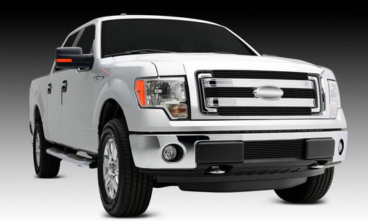 T-REX Grilles 21573B Black Aluminum Horizontal Grille Fits 2013-2017 Ford F-150 XLT