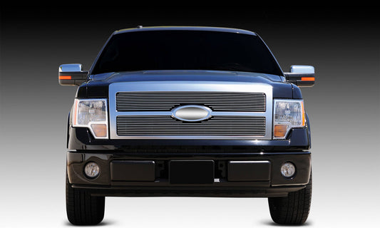 T-REX Grilles 20567 Polished Aluminum Horizontal Grille Fits 2009-2012 Ford F-150 Platinum