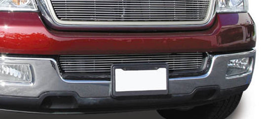 T-REX Grilles 25552 Polished Aluminum Horizontal Bumper Grille Fits 2004-2005 Ford F-150